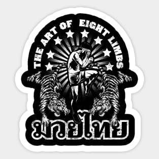 Muay Thai 8 Limbs Sticker